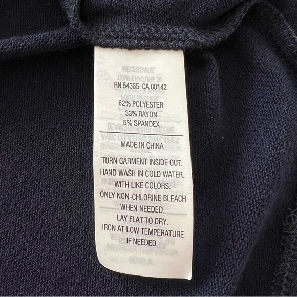 Peter Nygard Navy Oversized Dolman Sleeve Knit Sweater size Large NWT - Picture 6 of 8